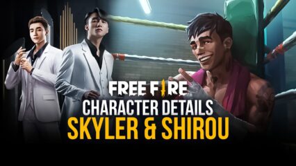 Garena Free Fire – Visão geral dos novos personagens ‘Skyler’ e ‘Shirou’