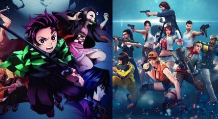 Collaboration Free Fire x Demon Slayer pour l’OB41 : Nouveaux ensembles de costumes, emotes, animations, skins et plus encore