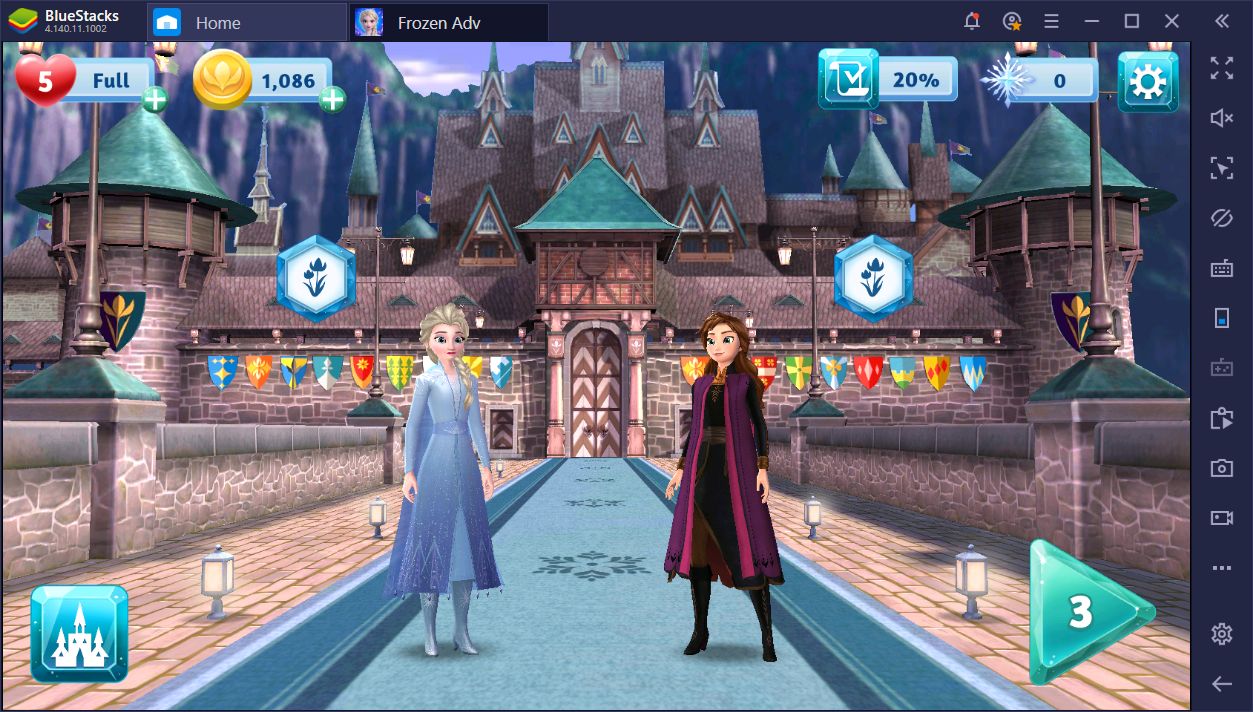 Disney Frozen Adventures on PC—A New Match 3 Game: Fun on PC With BlueStacks