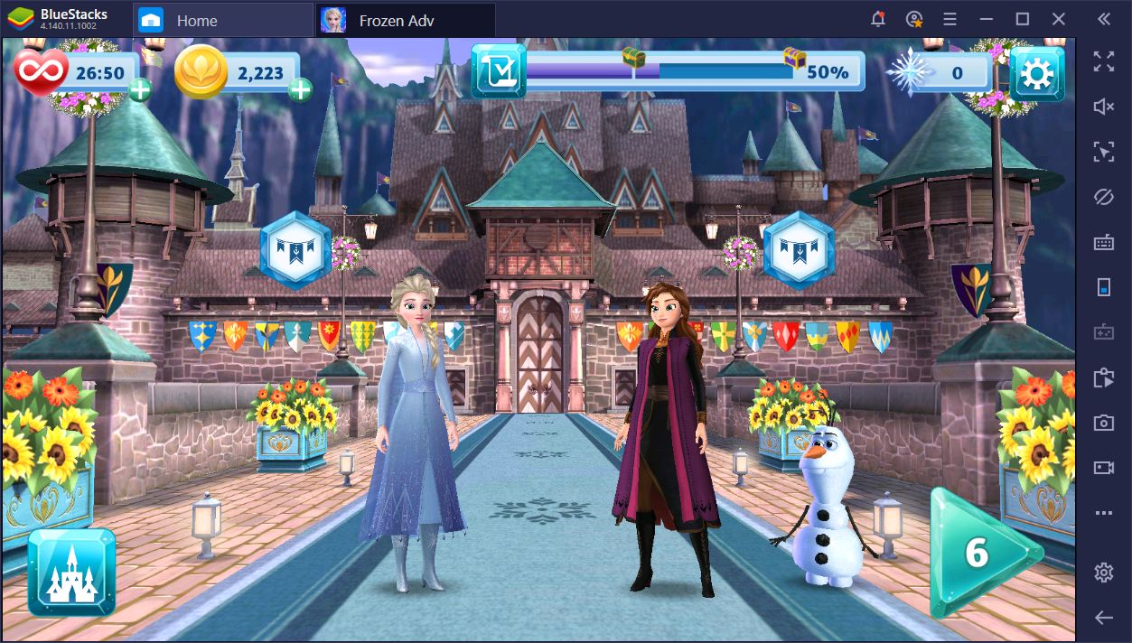 Disney Frozen Adventures on PC—A New Match 3 Game: Fun on PC With BlueStacks