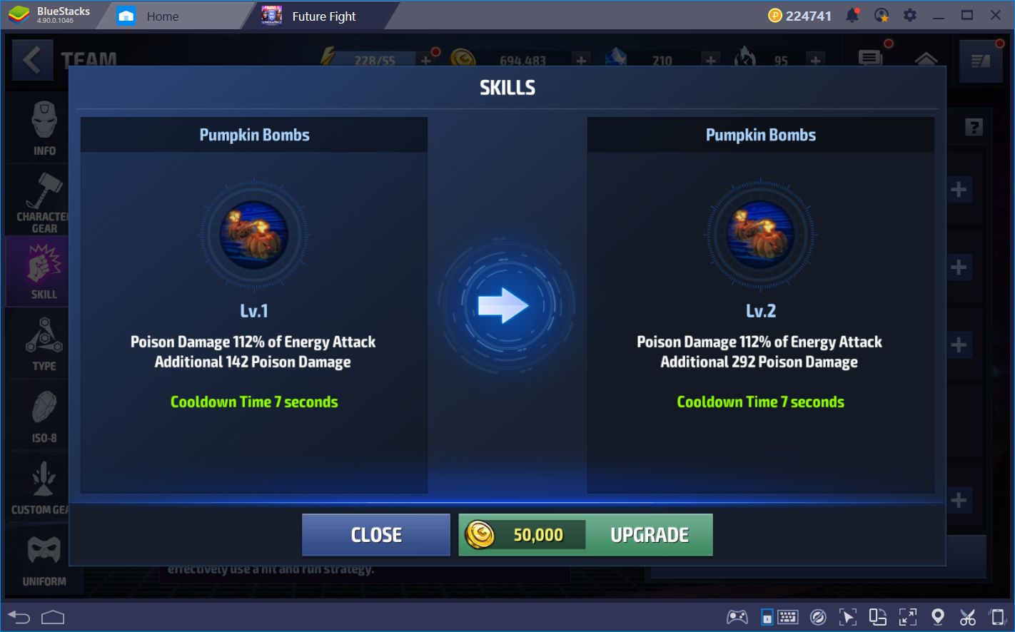 How to Upgrade and Quickly Level Your Heroes in Marvel Future Fight