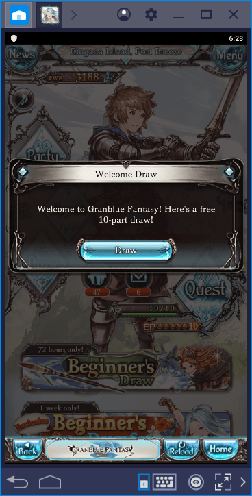 Granblue Fantasy: how to install, play and transfer accounts in English