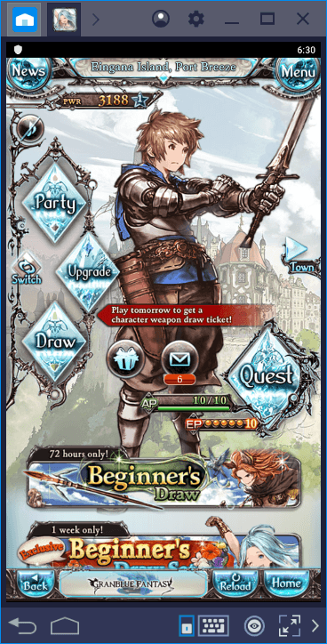 how to play granblue fantasy english