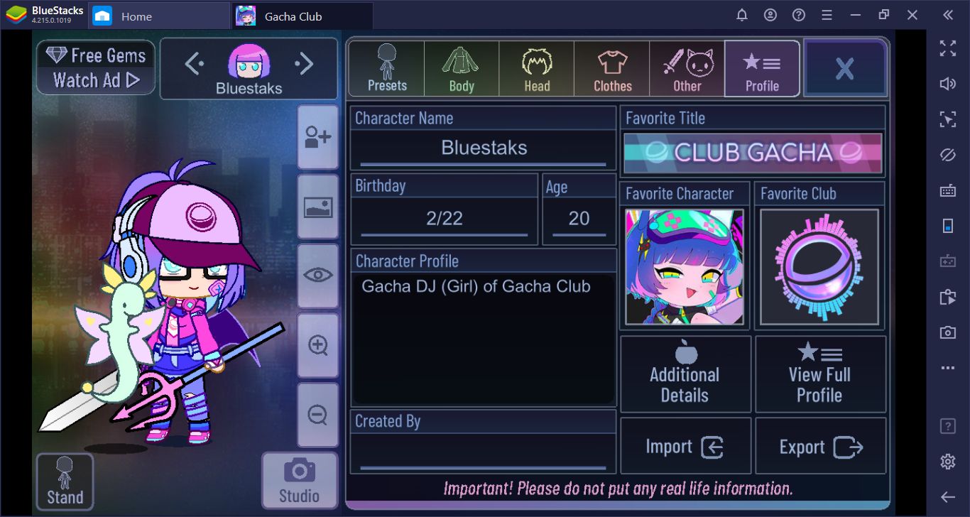 Gacha Club Oyun Modları Rehberi