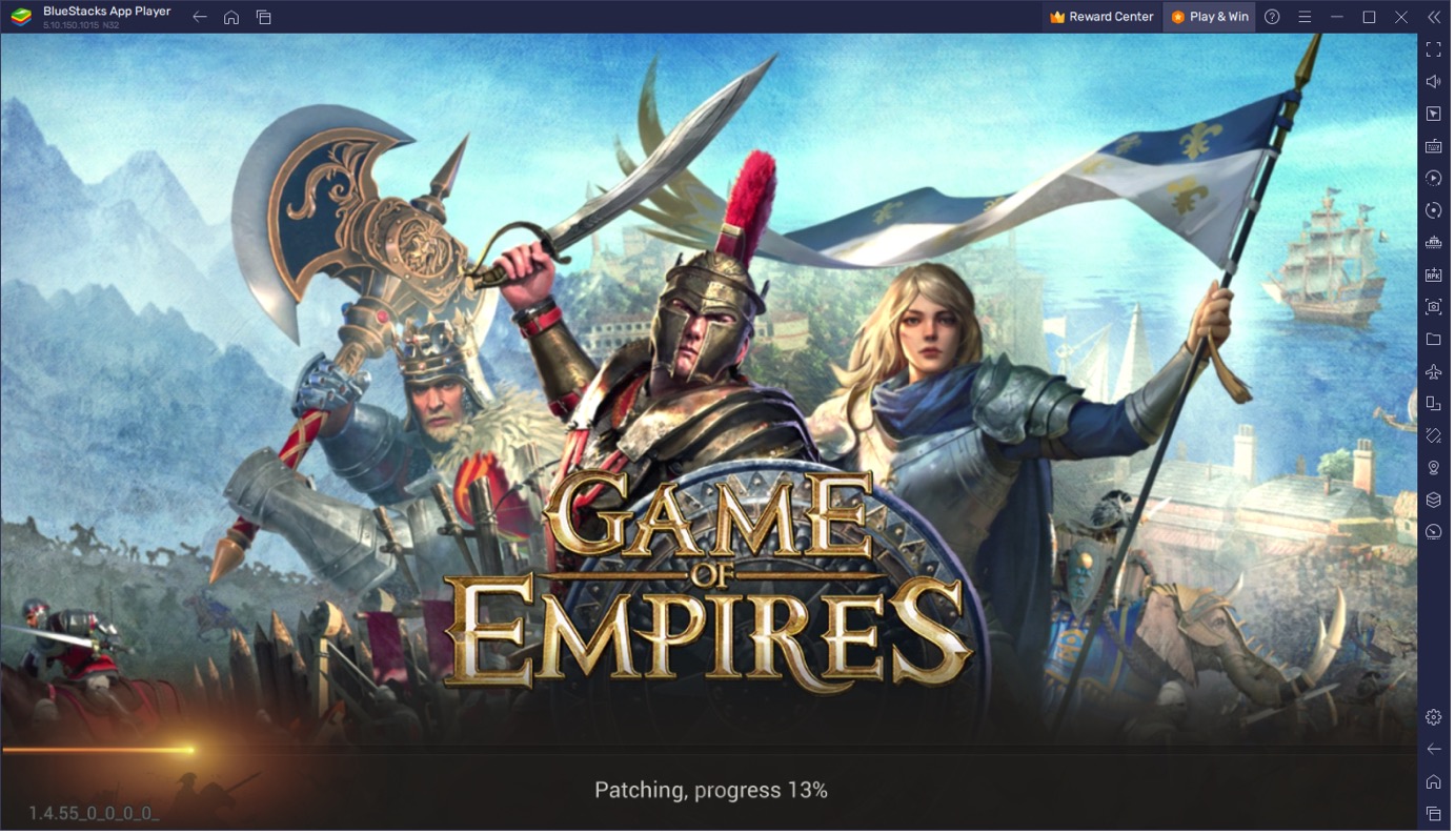 Играем в Game of Empires: Warring Realms на ПК вместе с BlueStacks