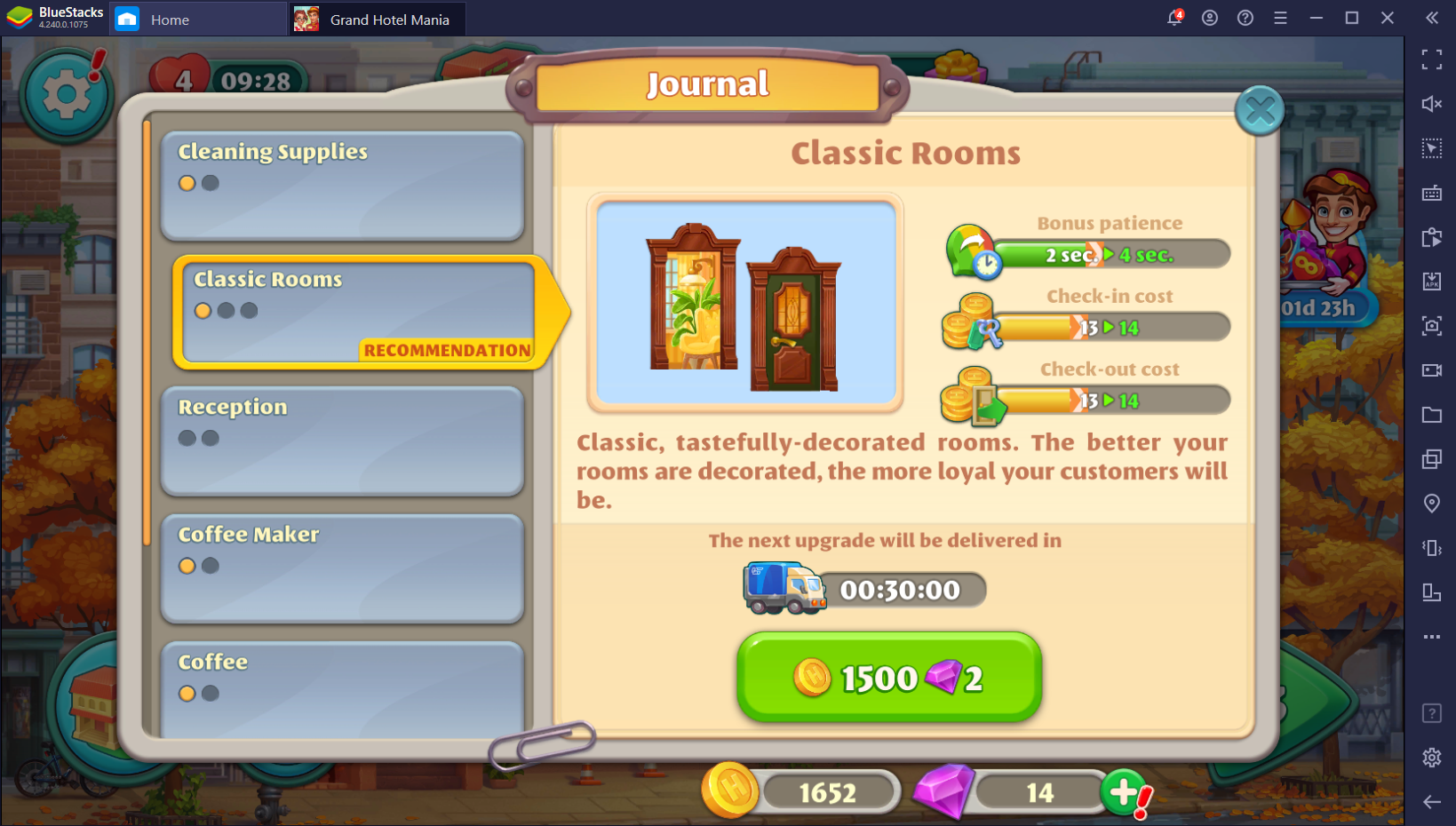 Upgrades in Grand Hotel Mania: How to Build a Cutting-Edge Hotel |  BlueStacks