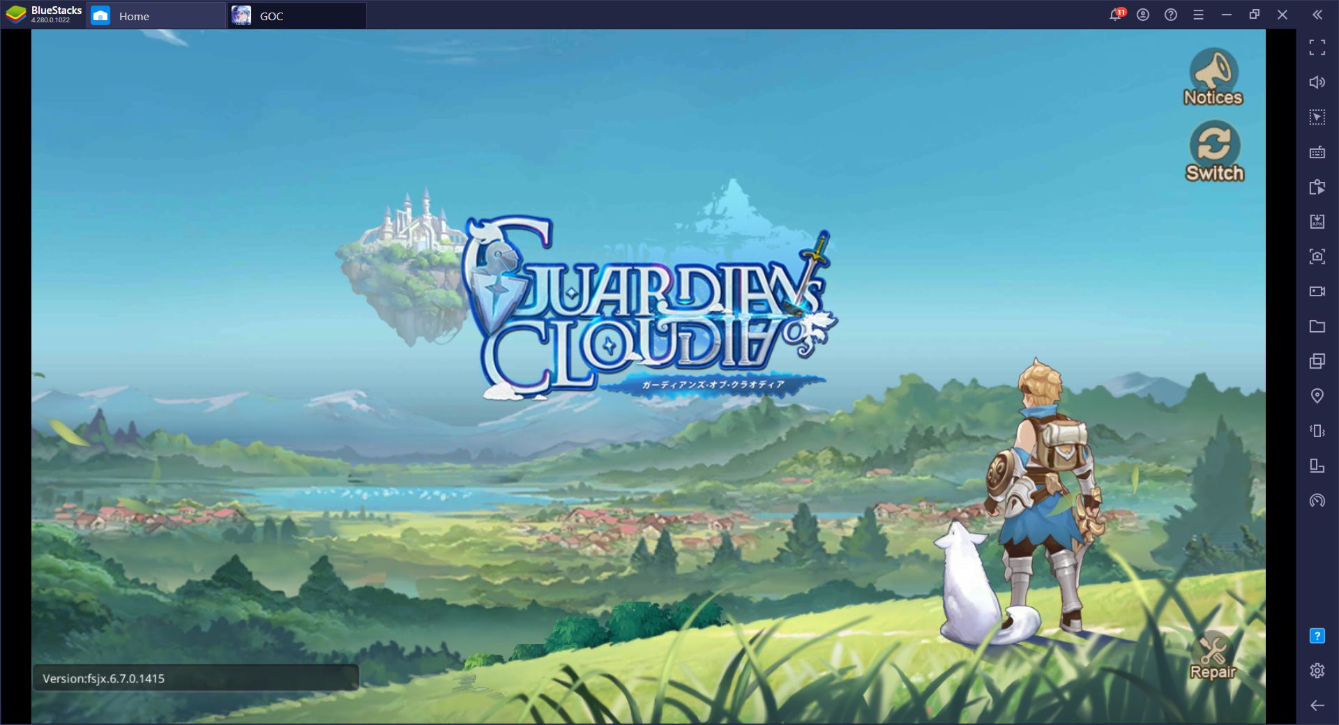 BlueStacks ile Bilgisayarınızda Guardians of Cloudia Oynayın