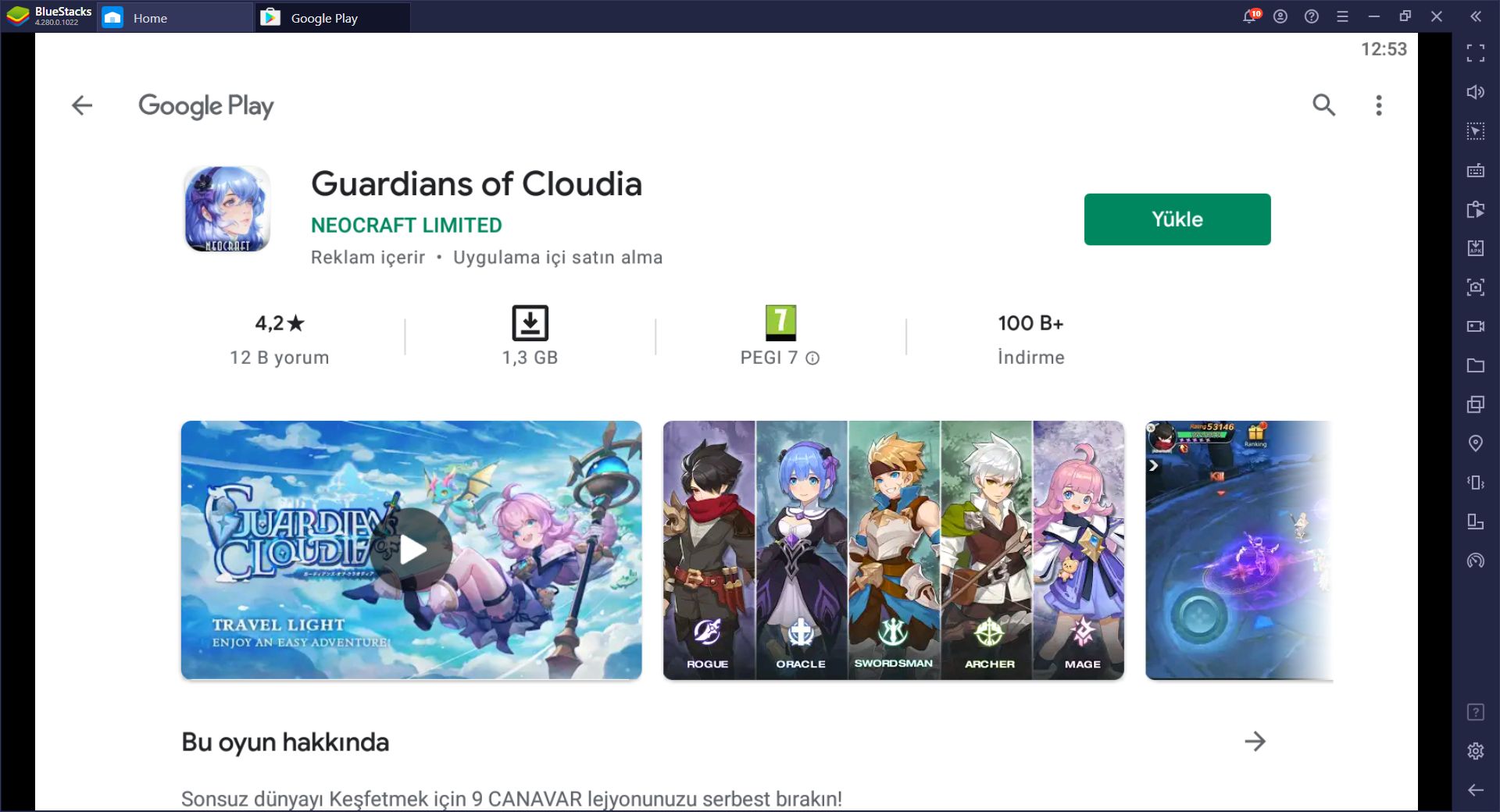 BlueStacks ile Bilgisayarınızda Guardians of Cloudia Oynayın