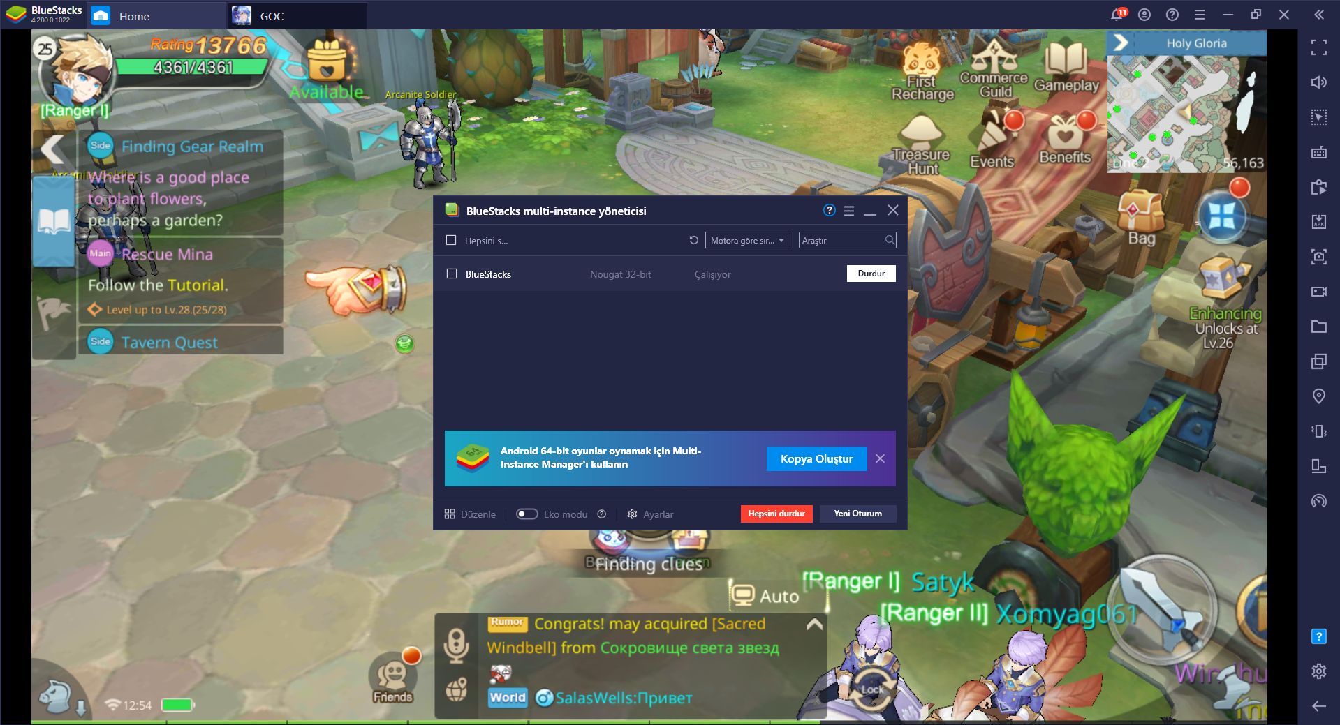 BlueStacks ile Bilgisayarınızda Guardians of Cloudia Oynayın