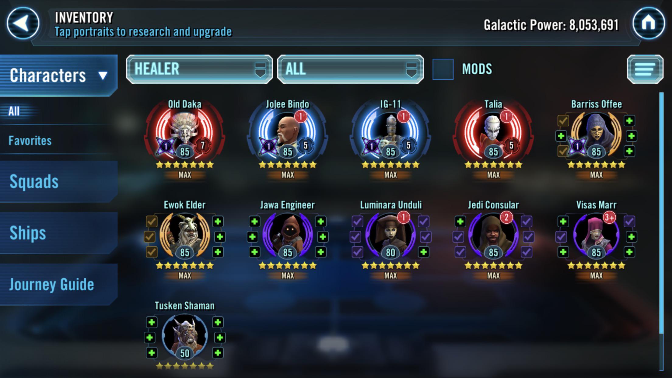 Combat Guide for Star Wars: Galaxy of Heroes