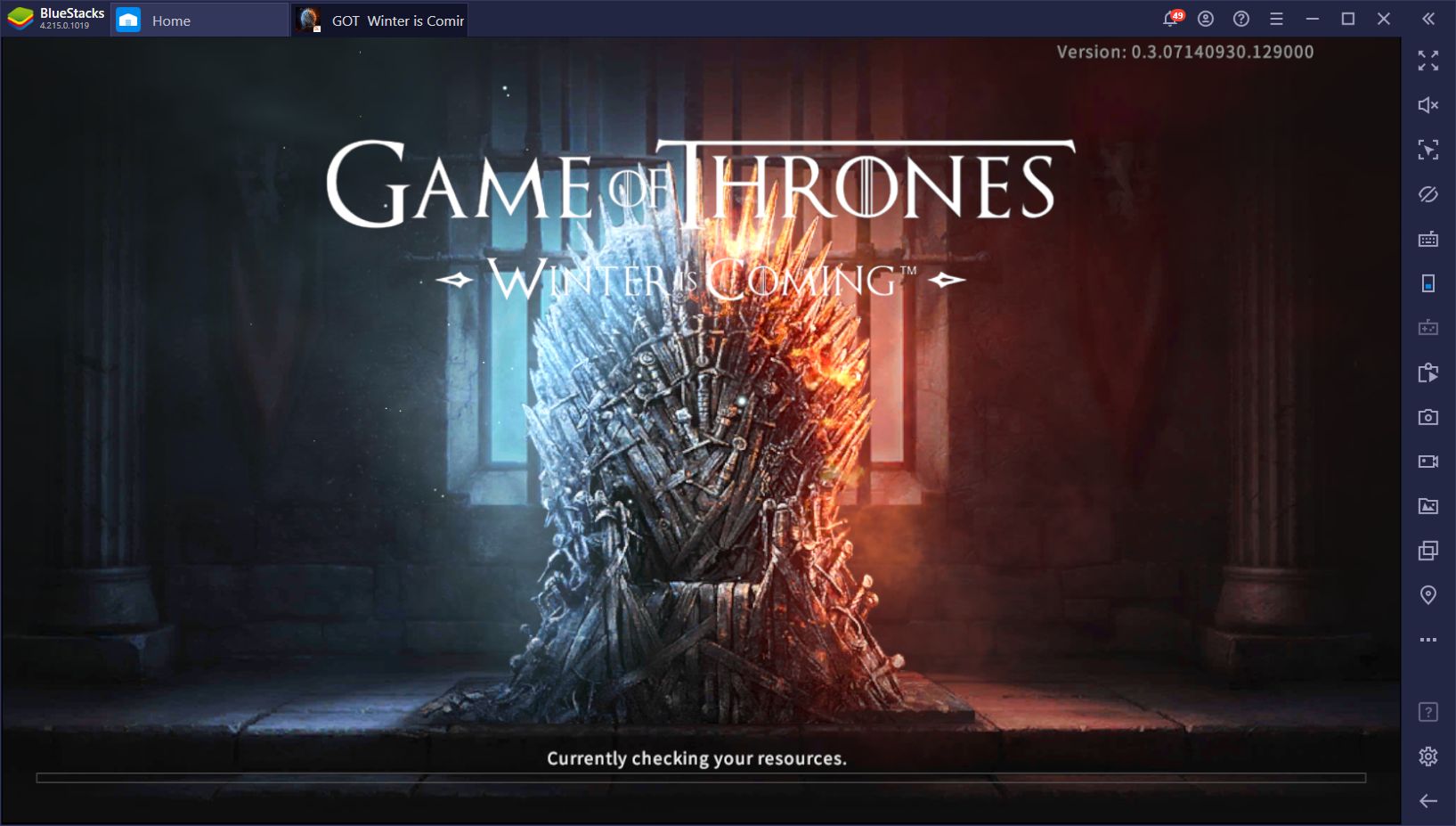 Game of Thrones Winter is Coming Official Website