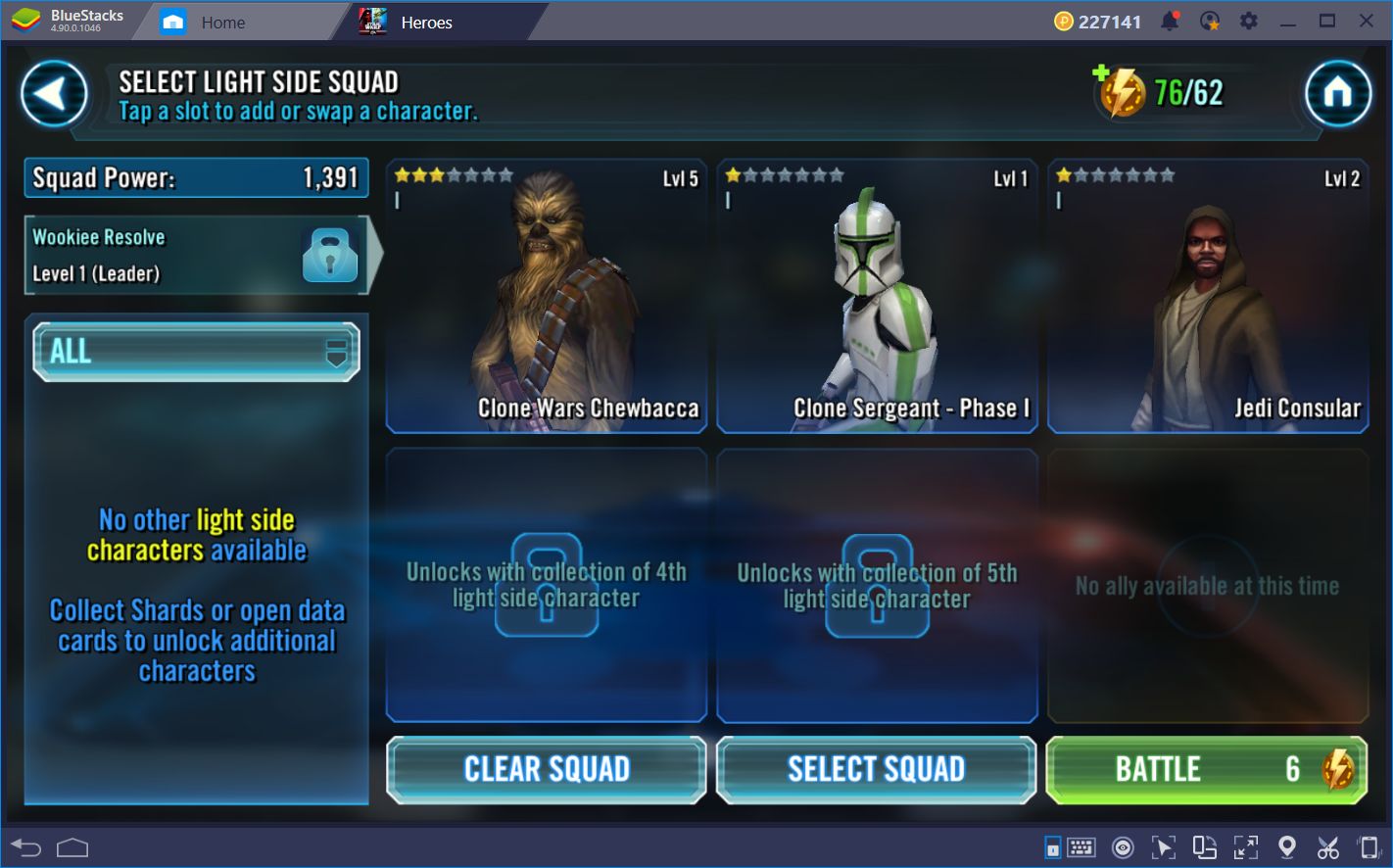 The Best Squadrons in Star Wars Galaxy of Heroes BlueStacks