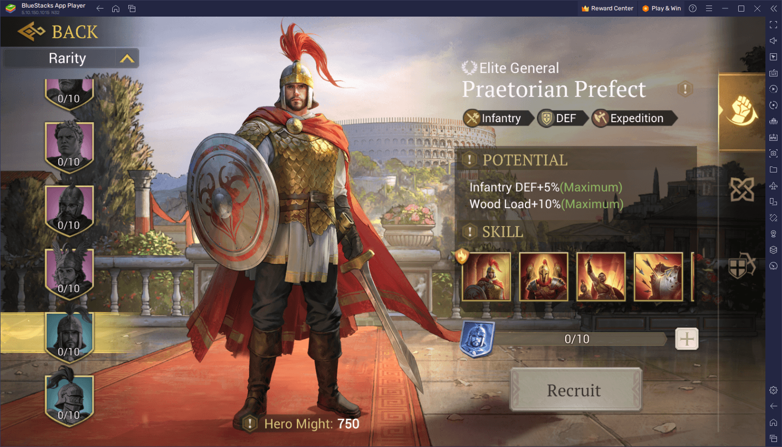 Game of Empires: Warring Realms - Список рангов: лучшие и худшие герои в  игре | BlueStacks