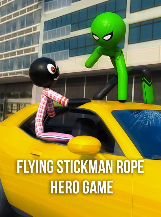 Download & Play Flying Stickman Rope Hero Game on PC & Mac (Emulator)