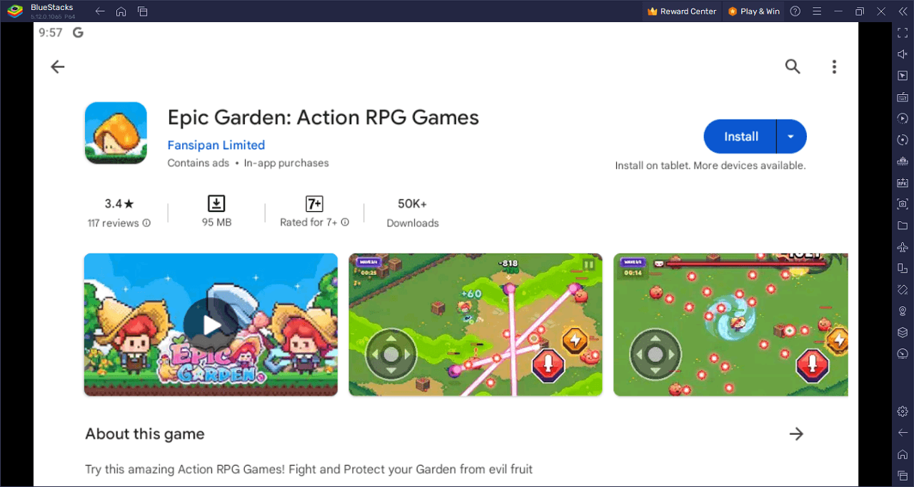 How to Play Epic Garden: Action RPG Games on PC With BlueStacks