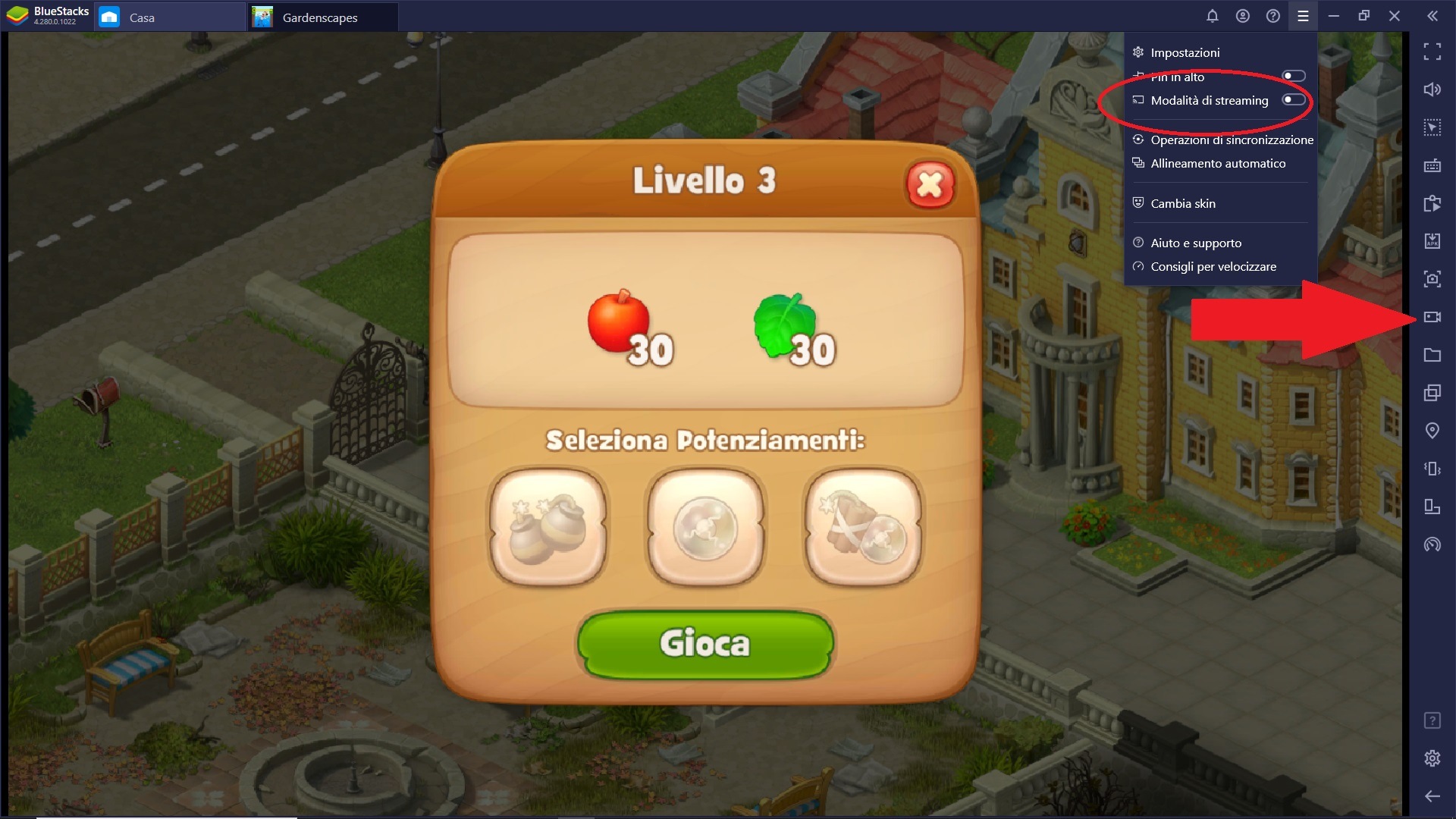 Gioca Gardenscapes su PC e Mac con BlueStacks