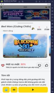 Trải nghiệm game thế giới mở Garena Blockman GO trên PC với BlueStacks