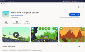 How to Play Gear Link – Physics puzzle on PC With BlueStacks