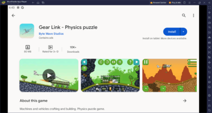 How to Play Gear Link – Physics puzzle on PC With BlueStacks