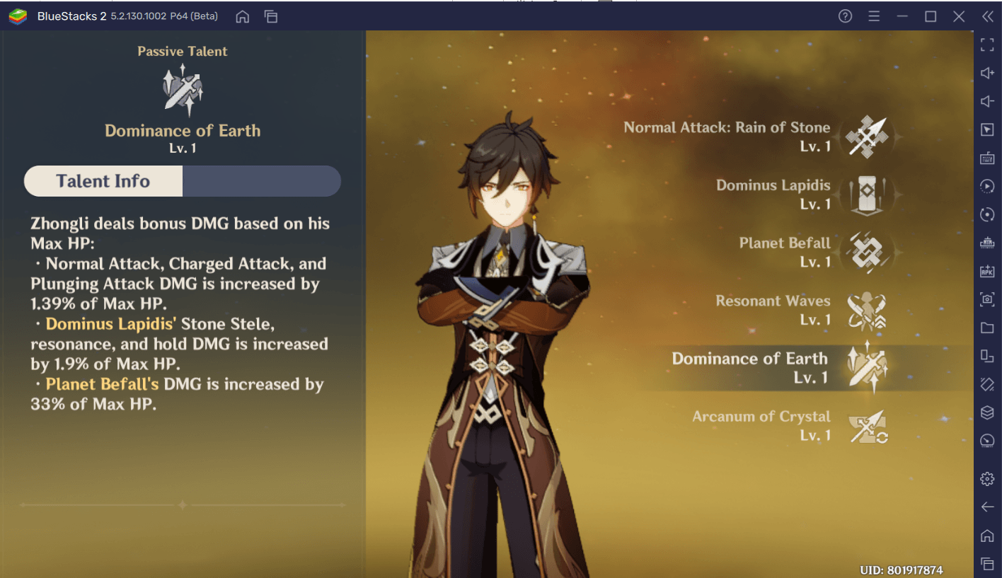 Genshin Impact – A Comprehensive Build Guide for Zhongli | BlueStacks