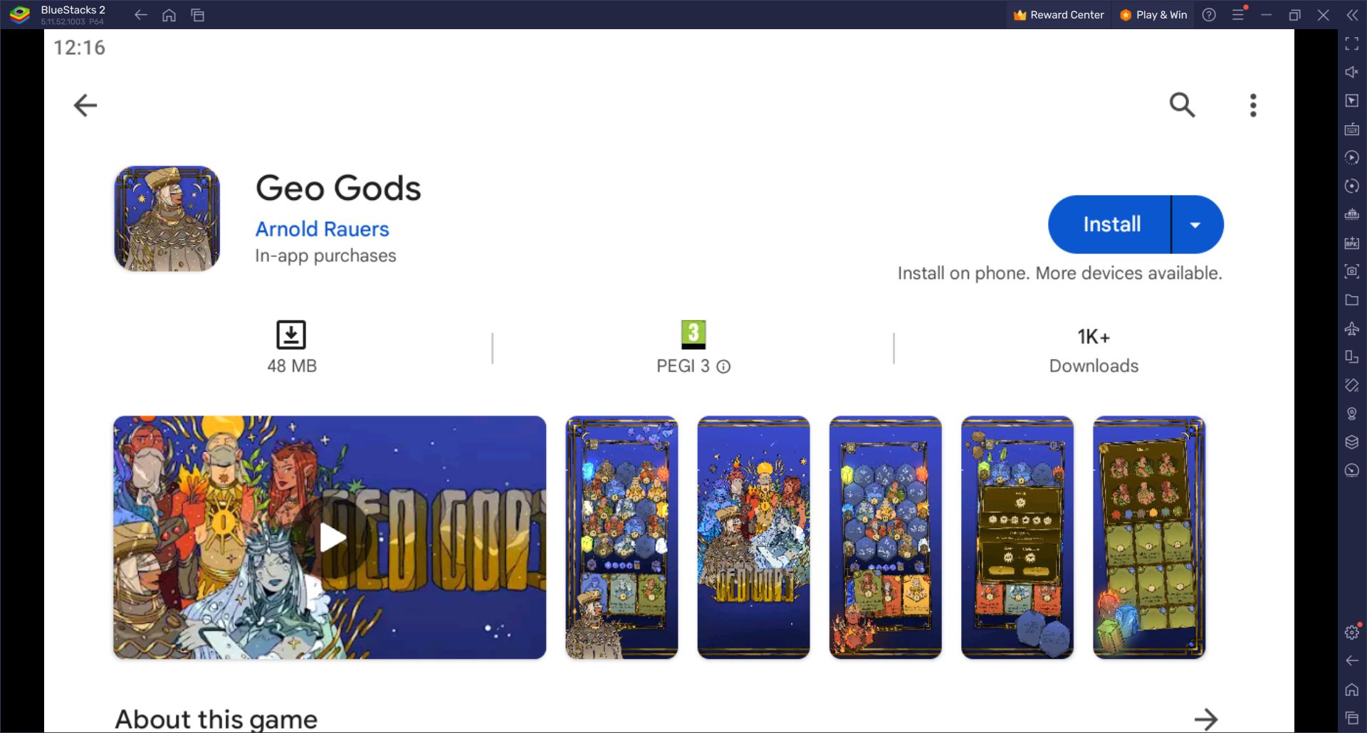 Use Your PC to Play Geo Gods: BlueStacks Brings Mobile Gaming to PC