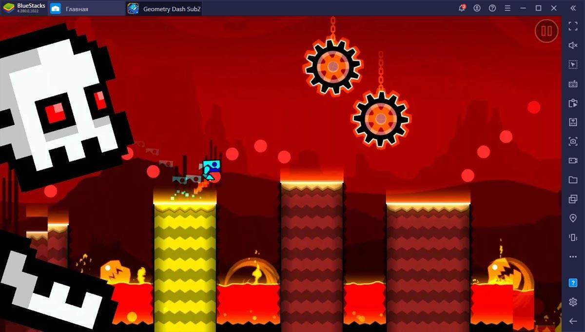 Обзорный гайд по Geometry Dash SubZero. Игра для тех, кто любит сложности!  | BlueStacks