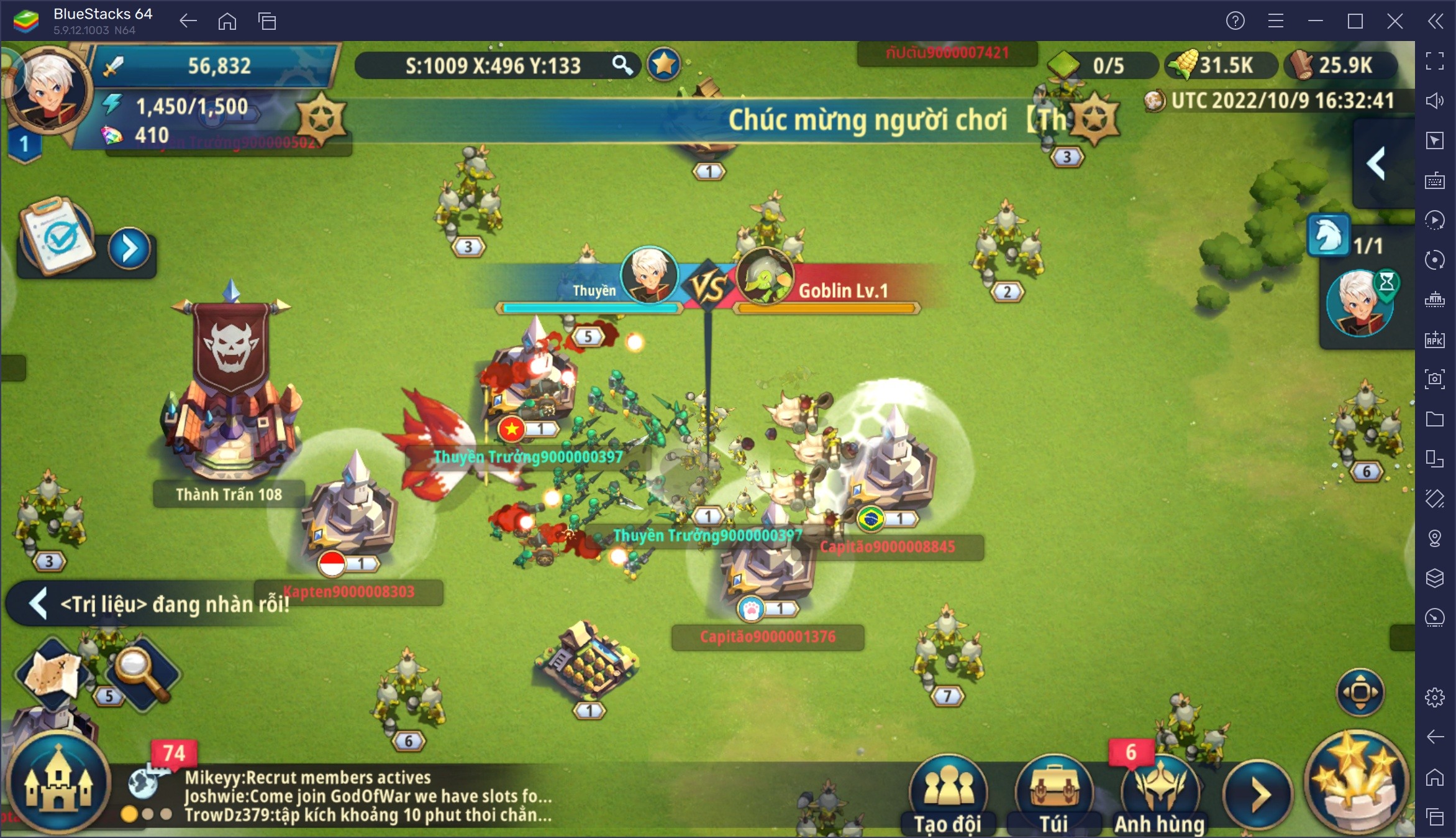 Trải nghiệm game chiến thuật Giant Monster War trên PC với BlueStacks