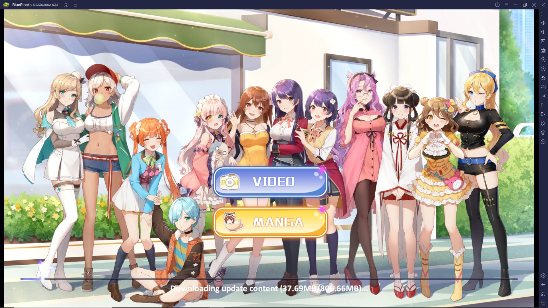 Gioca Girl Cafe Gun su PC con BlueStacks - Un imperdibile bullet hell shooter e anime dating