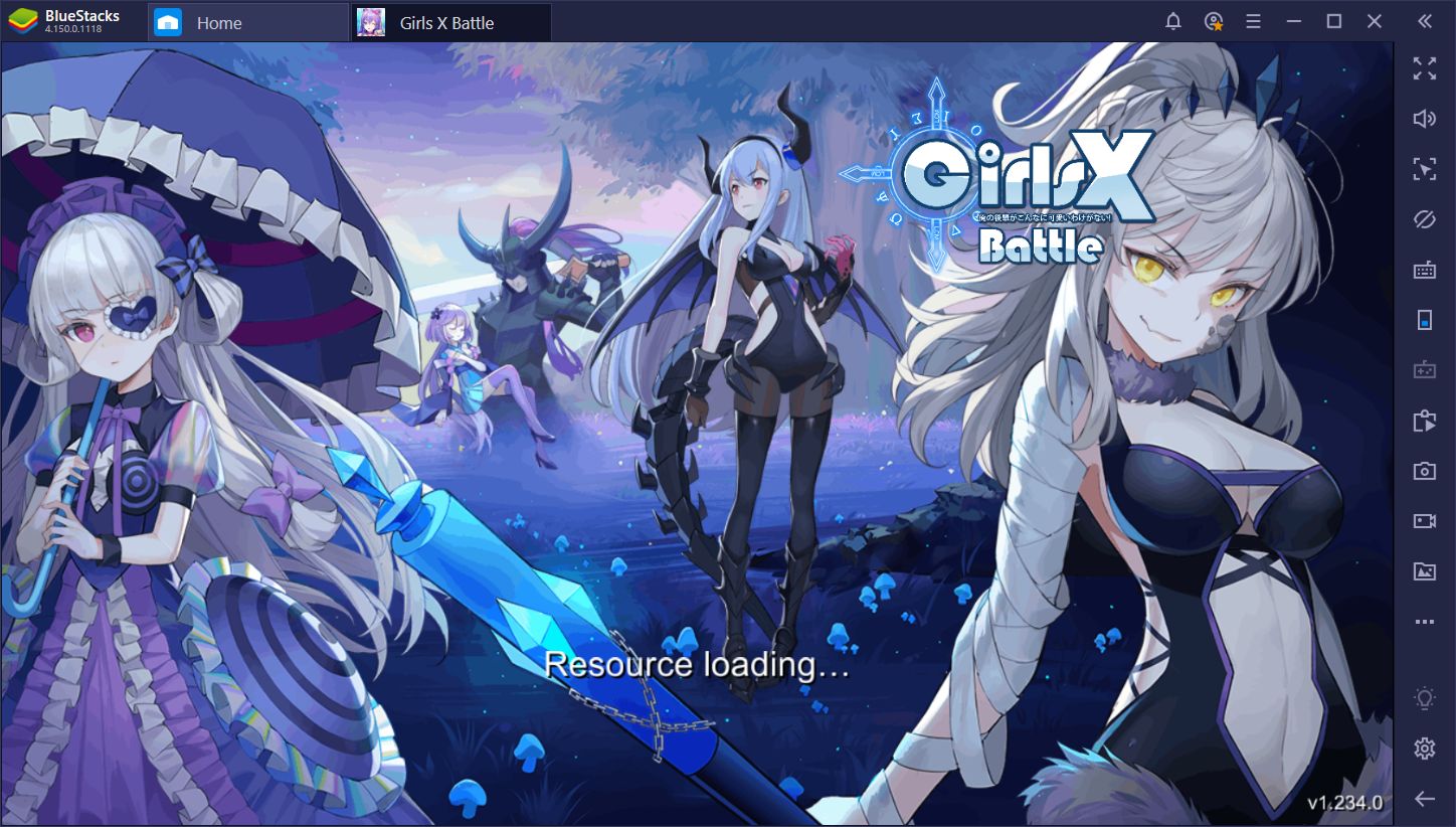 girls x battle 2 bluestacks