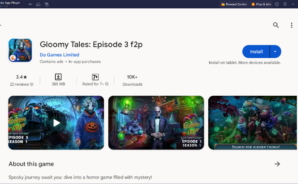 How to Play Gloomy Tales: Episode 3 f2p on PC With BlueStacks