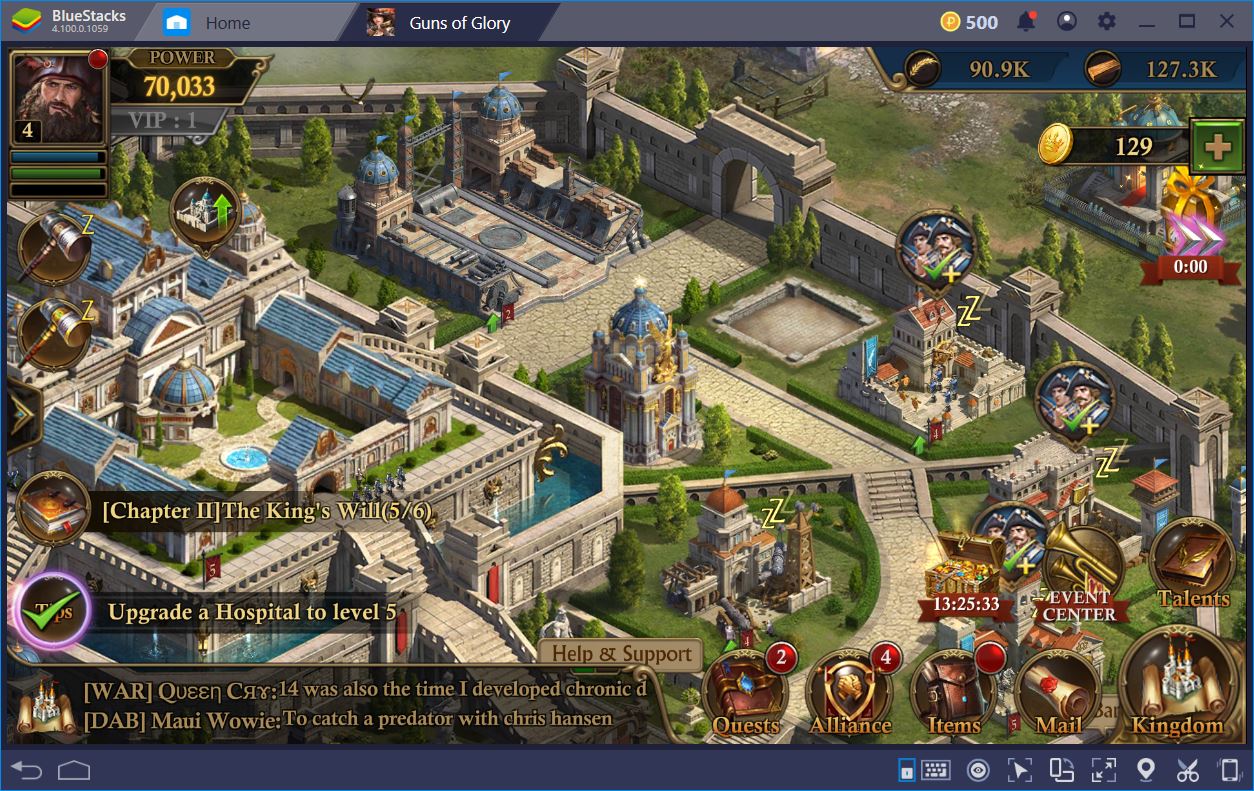 Guns Of Glory On Pc How To Maximize Troop Damage Bluestacks 4