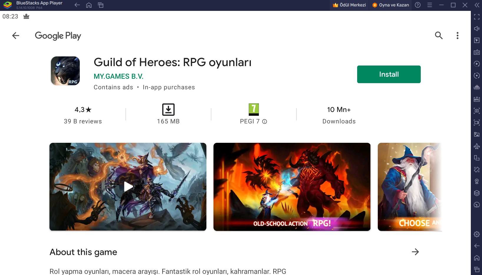 Guild of Heroes: RPG oyunları BlueStacks ile PC’de Nasıl Oynanır