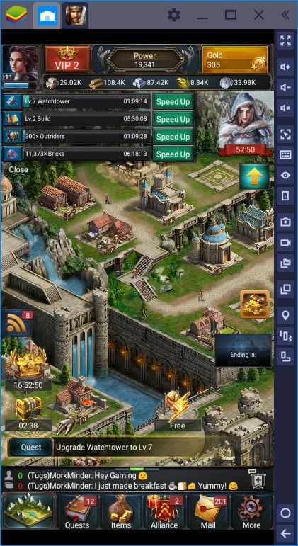 Game of Kings: How to Grow Your Stronghold Fast