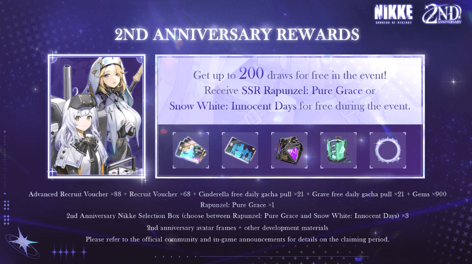 Goddess of Victory: Nikke Celebrates Its 2nd Anniversary with Huge Rewards