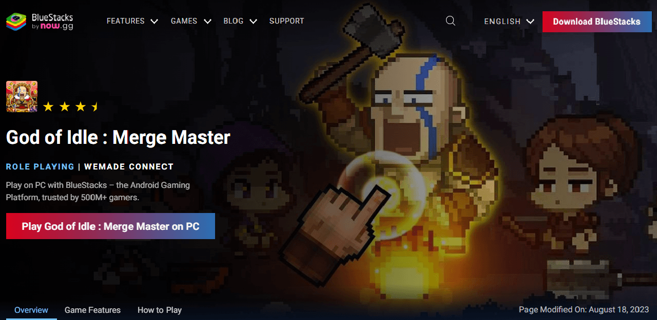 How to Play God of Idle : Merge Master on PC With BlueStacks