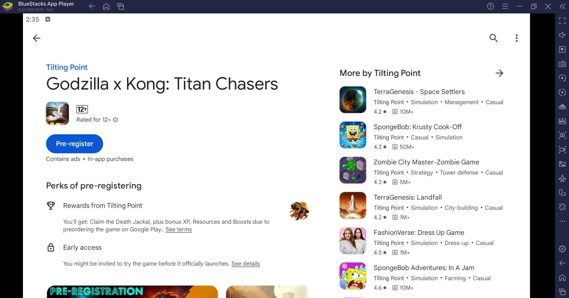 วิธีเล่น Godzilla x Kong: Titan Chasers บนพีซีด้วย BlueStacks