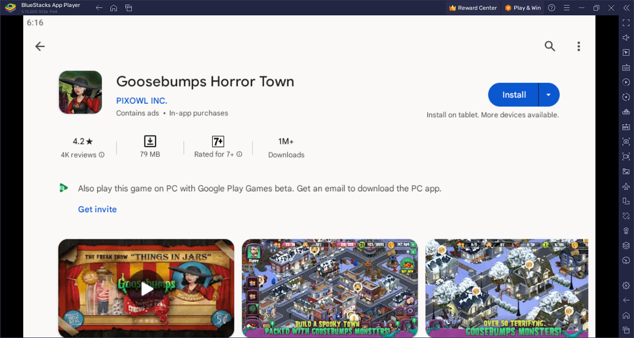 How to Play Goosebumps Horror Town on PC With BlueStacks