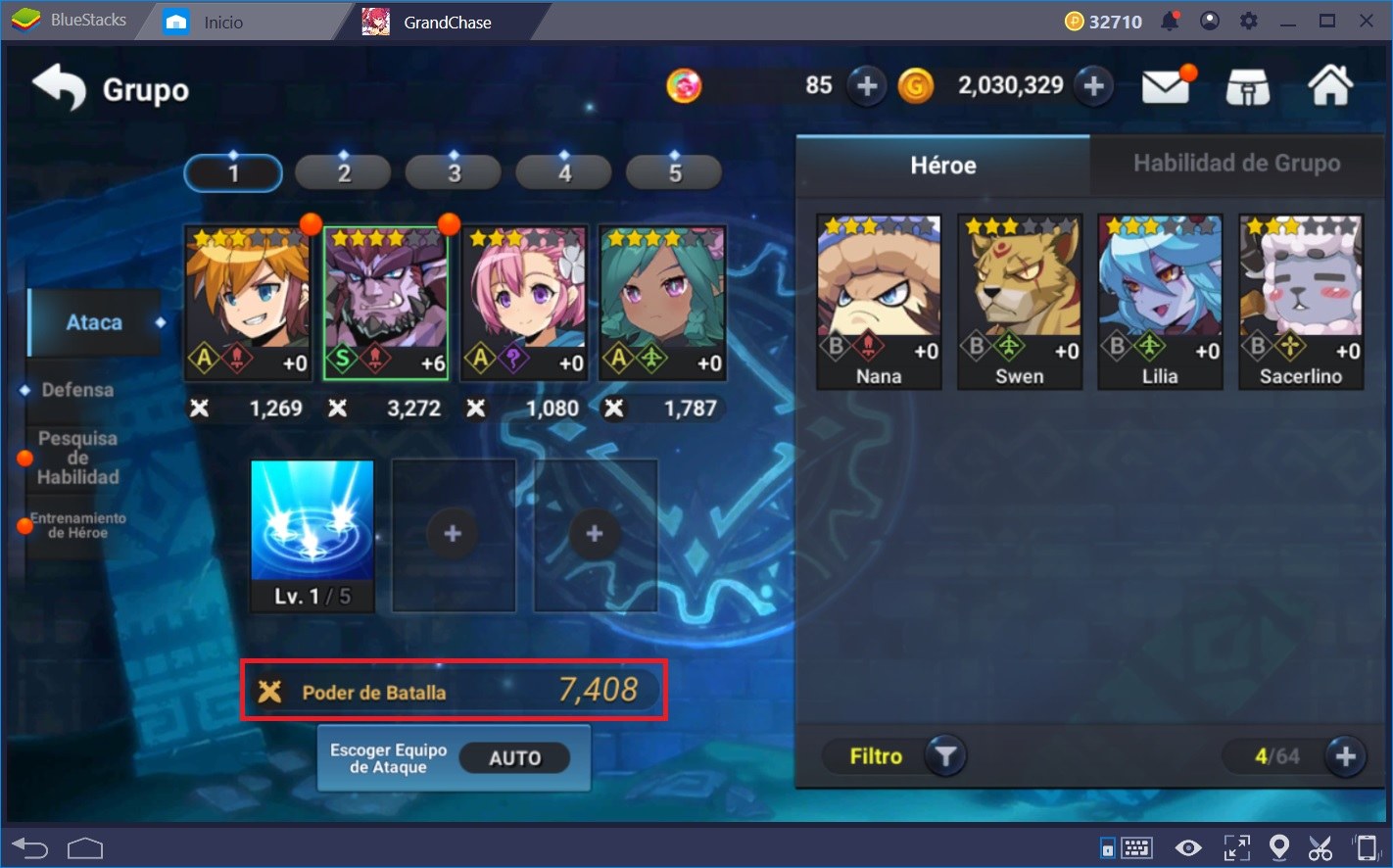 Estrategias de Composición de Equipo Para Grandchase