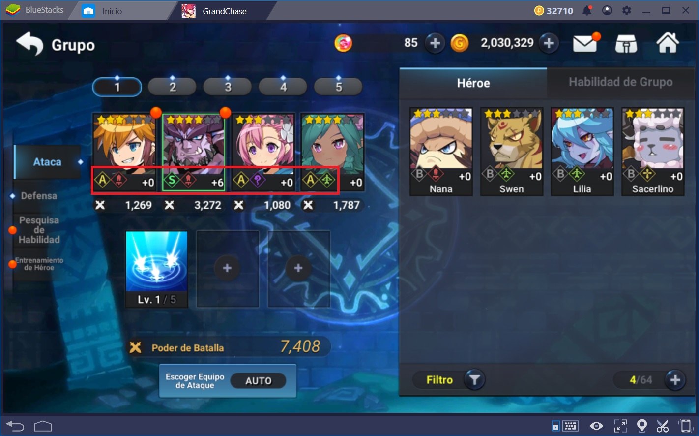 Estrategias de Composición de Equipo Para Grandchase