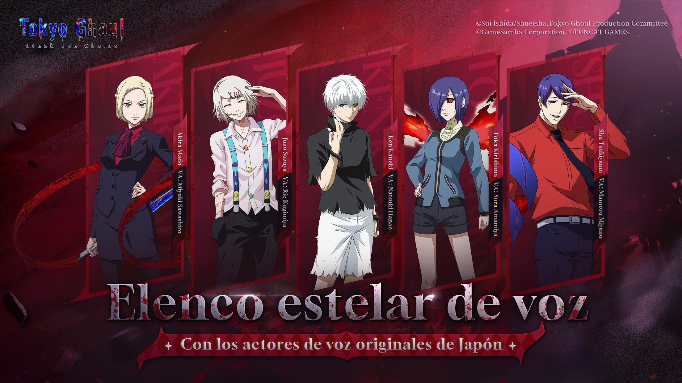 Guía de creación de equipos para Tokyo Ghoul : Break the Chains