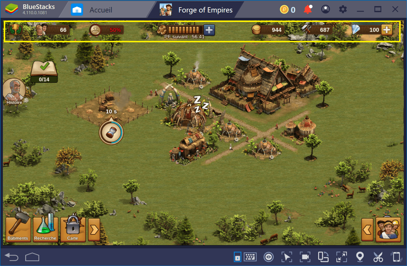 Guide BlueStacks pour Forge of Empires