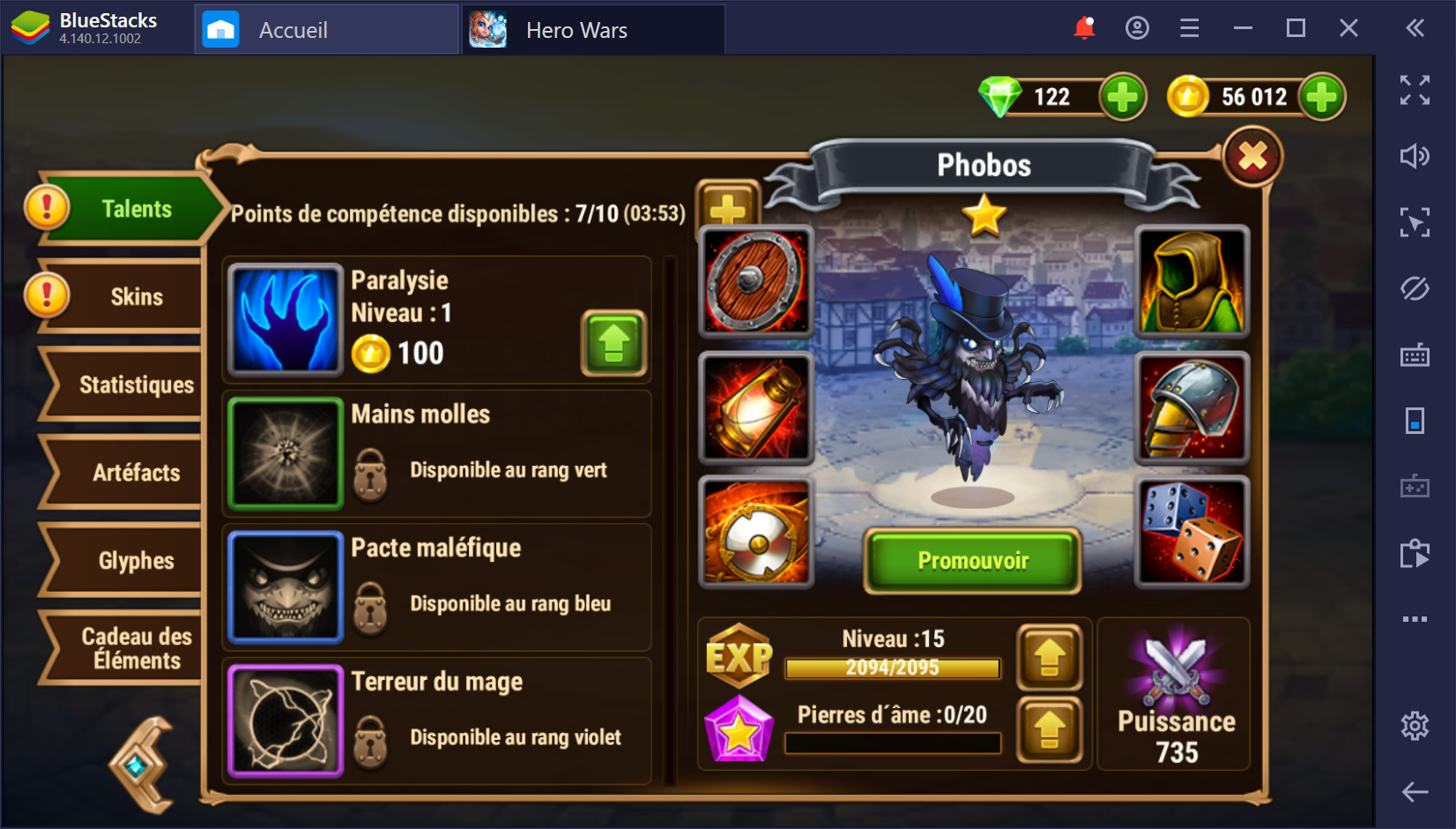 Guide BlueStacks pour Hero Wars sur PC