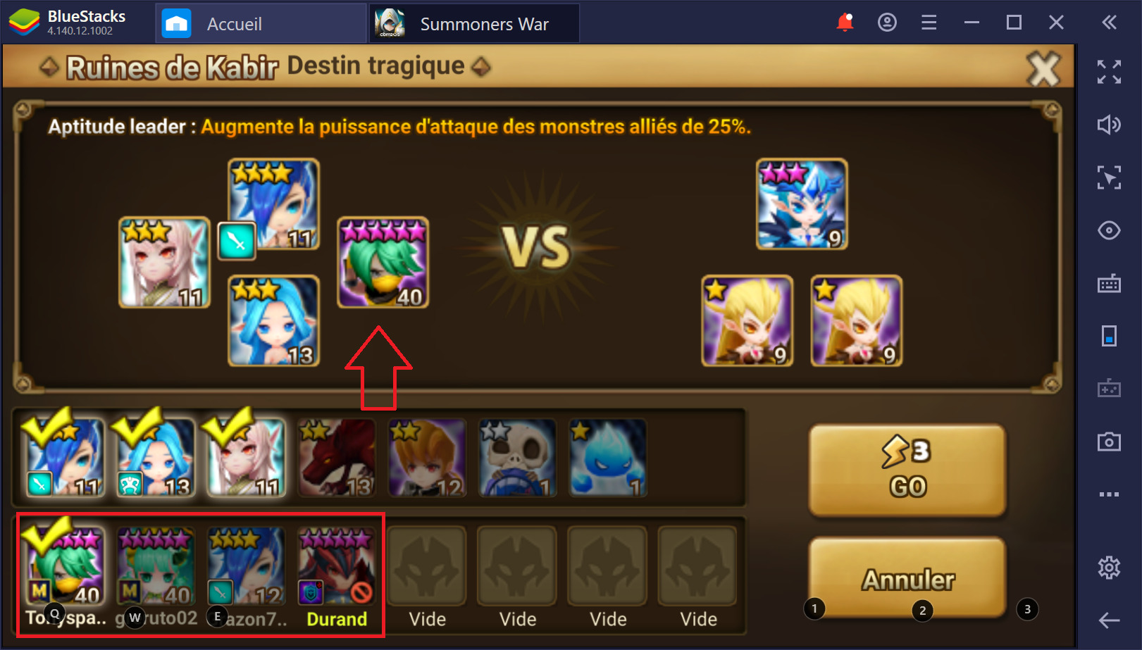 Guide pour débutants sur Summoners War