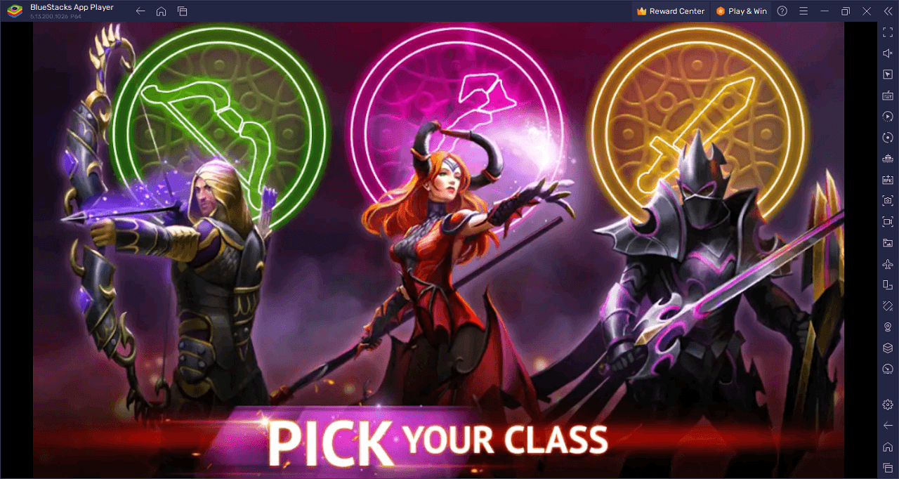 Come giocare a Guild of Heroes - fantasy RPG su PC con BlueStacks