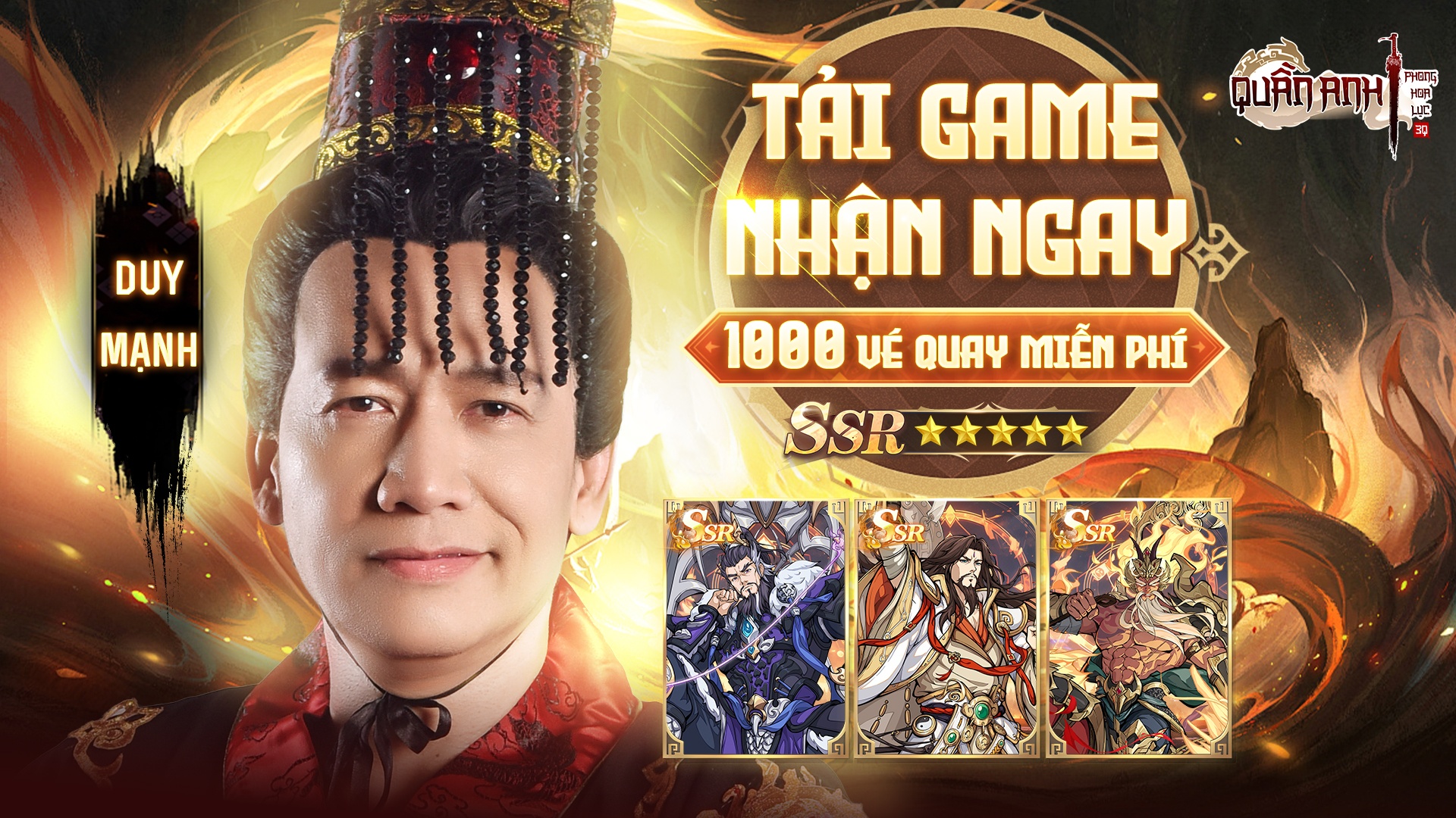Hướng Dẫn Tải và Cài Quần Anh Phong Hoa Lục - Vplay Trên PC Với BlueStacks