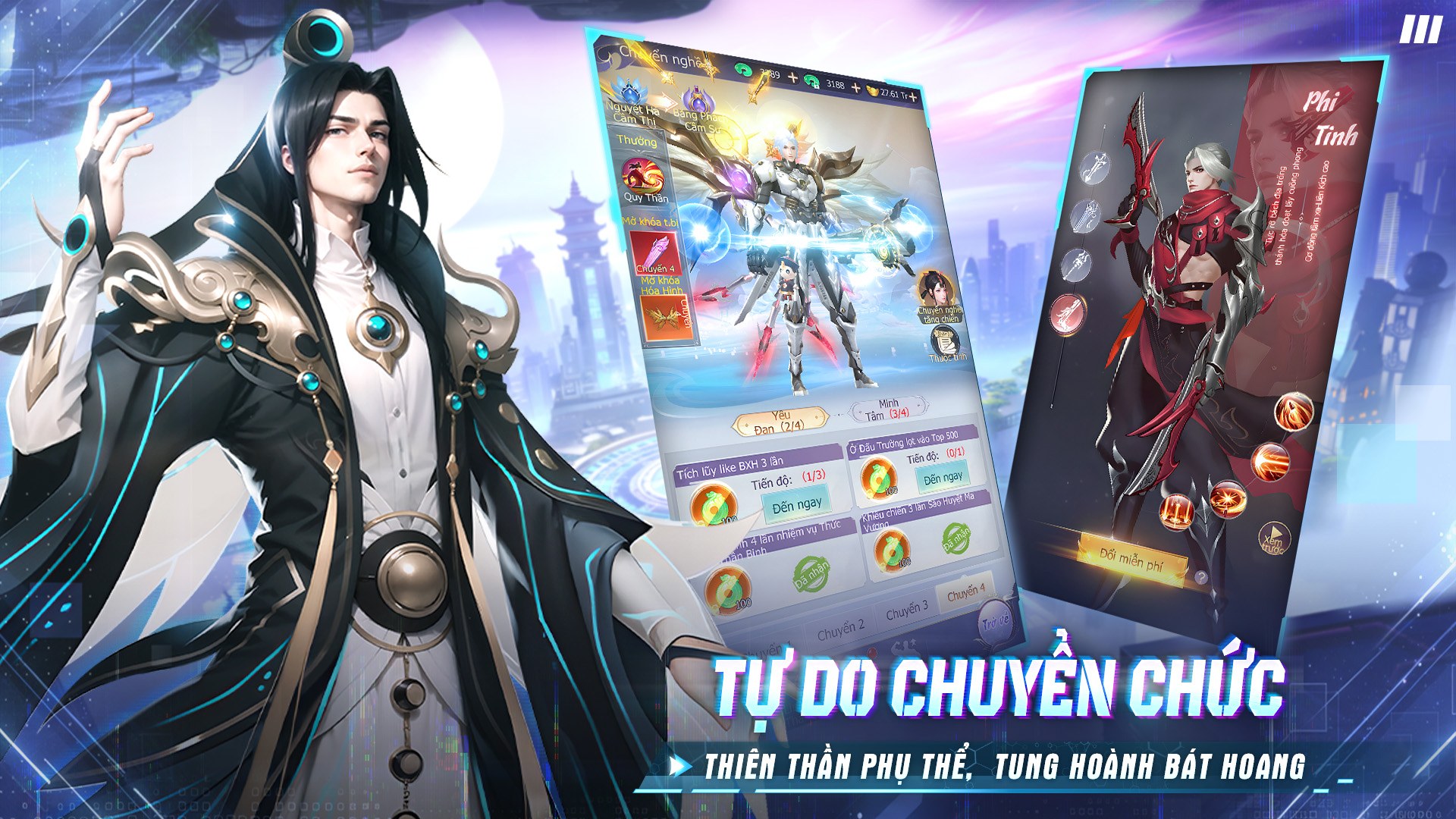 Hướng dẫn cài đặt và chơi Hóa Thần Trấn Ma Truyện trên PC với BlueStacks