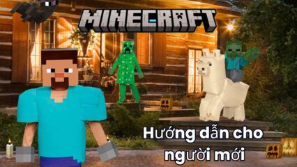 Hướng dẫn cho người mới khi chơi Minecraft: trên PC bằng BlueStacks