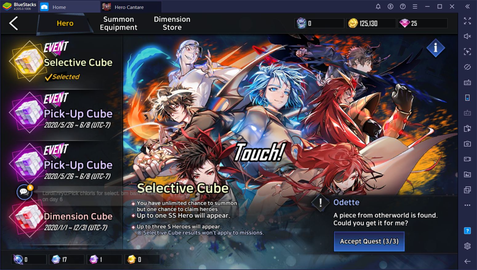 Hero Cantare – Guide sur le reroll et sur les meilleurs personnages