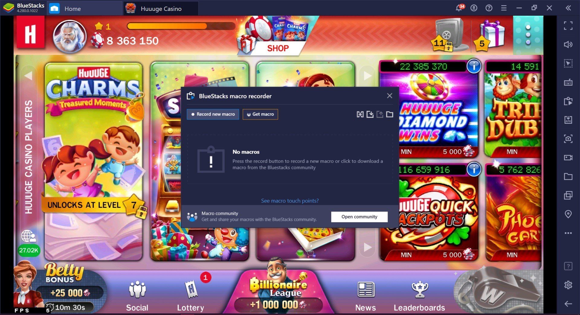 Comment Jouer à Huuuge Casino Slots sur PC avec BlueStacks