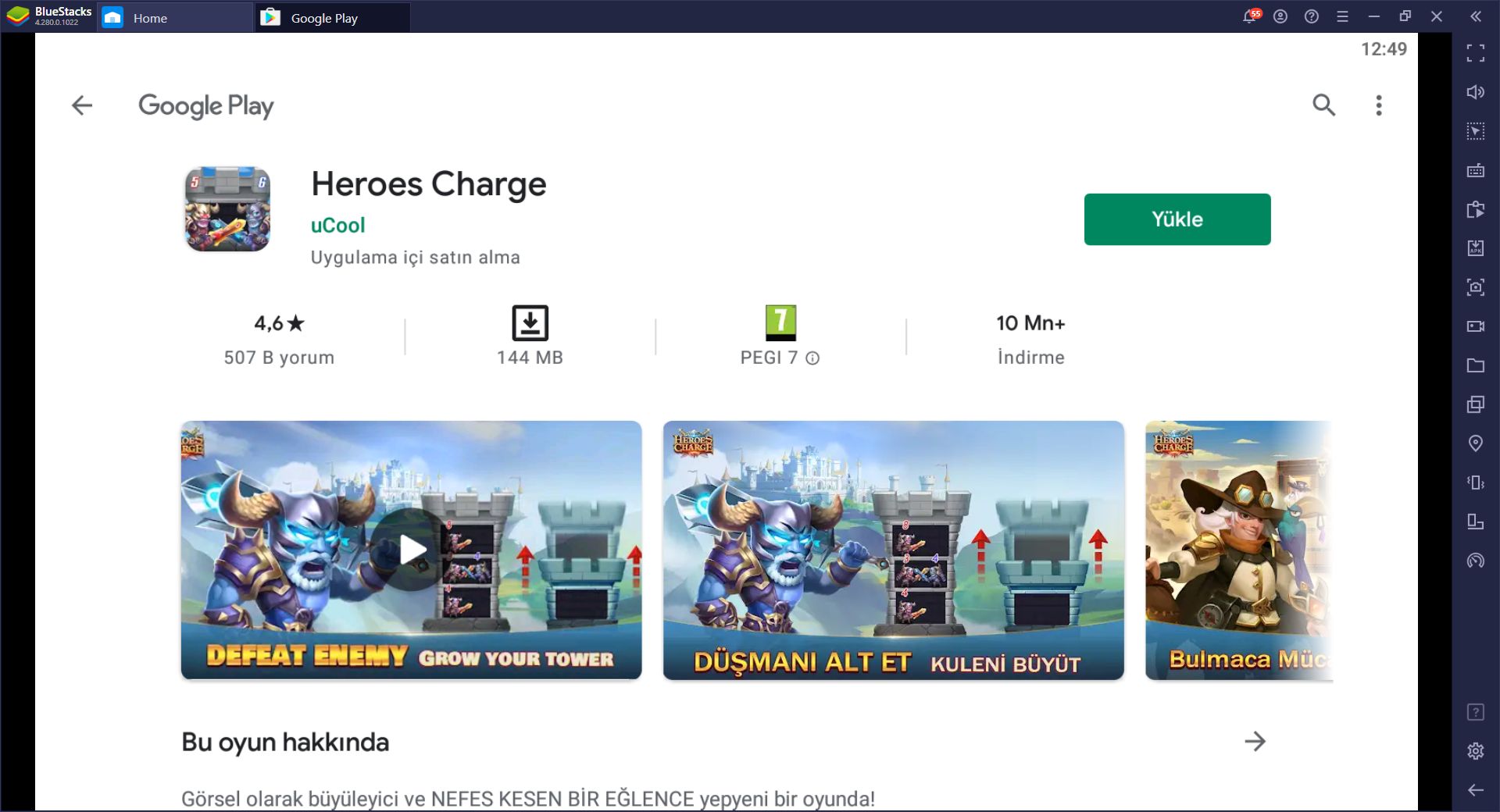 Heroes Charge Oyununu BlueStacks ile Bilgisayarınızda Oynayın